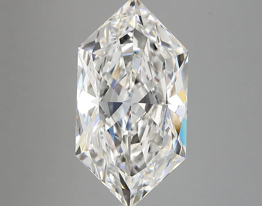 Lab Grown Diamond – HEXAGON – 5.23 ct – F/vvs2 – IGI - The Lab Jewelry