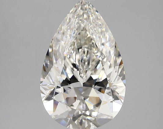 PEAR lab grown diamond 3.37ct G/vvs2