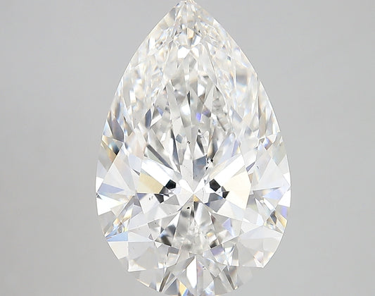 PEAR lab grown diamond 6.03ct F/vs2