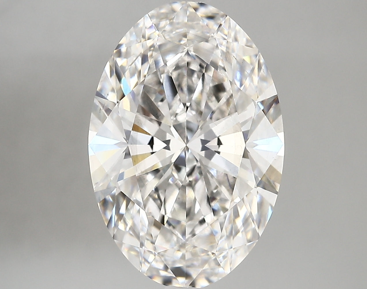 OVAL lab grown diamond 5.01ct F/si1