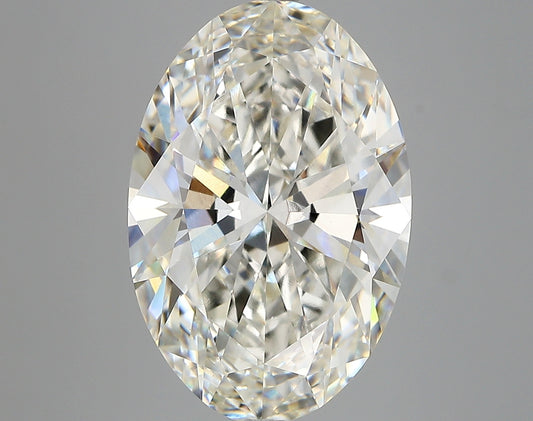 OVAL lab grown diamond 6.89ct G/vvs2