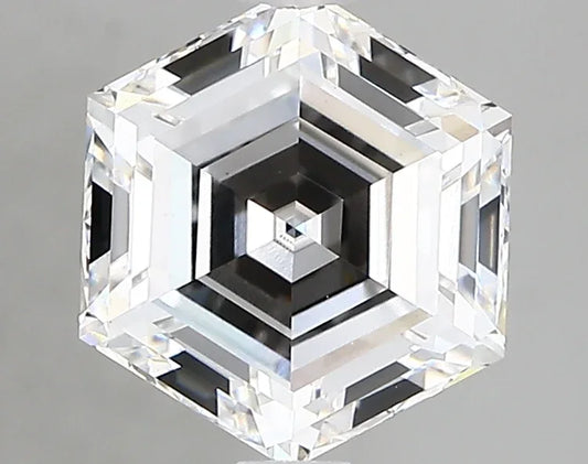 Lab Grown Diamond – HEXAGON – 2.27 ct – E/vvs2 – IGI - The Lab Jewelry