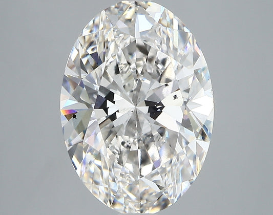 OVAL lab grown diamond 3.74ct G/si1