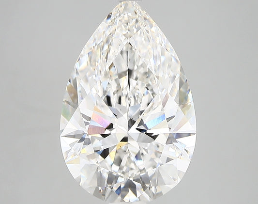PEAR lab grown diamond 4.28ct G/vs2
