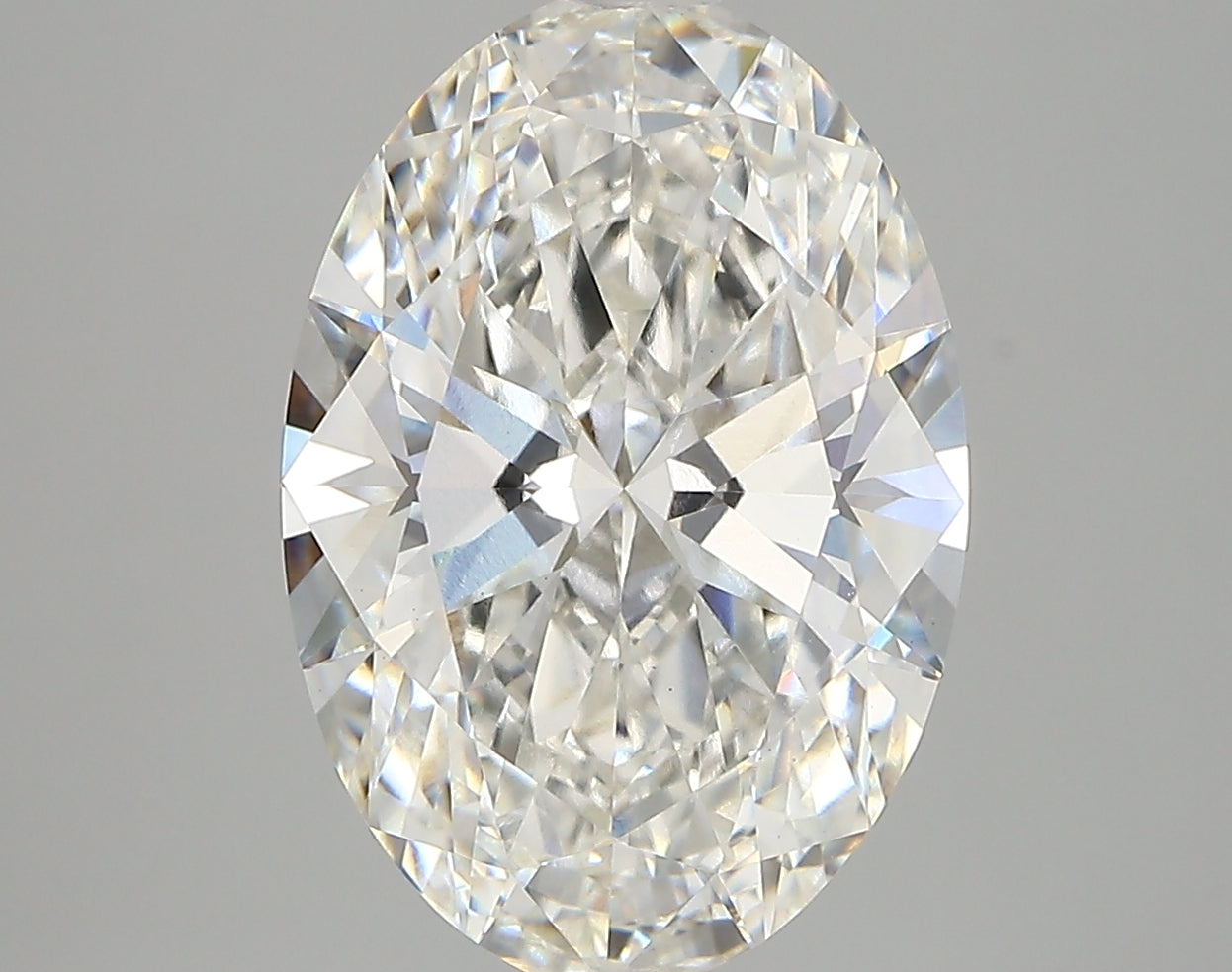 OVAL lab grown diamond 5.30ct G/vs1