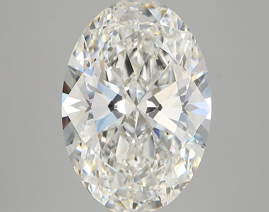 OVAL lab grown diamond 5.30ct G/vs1