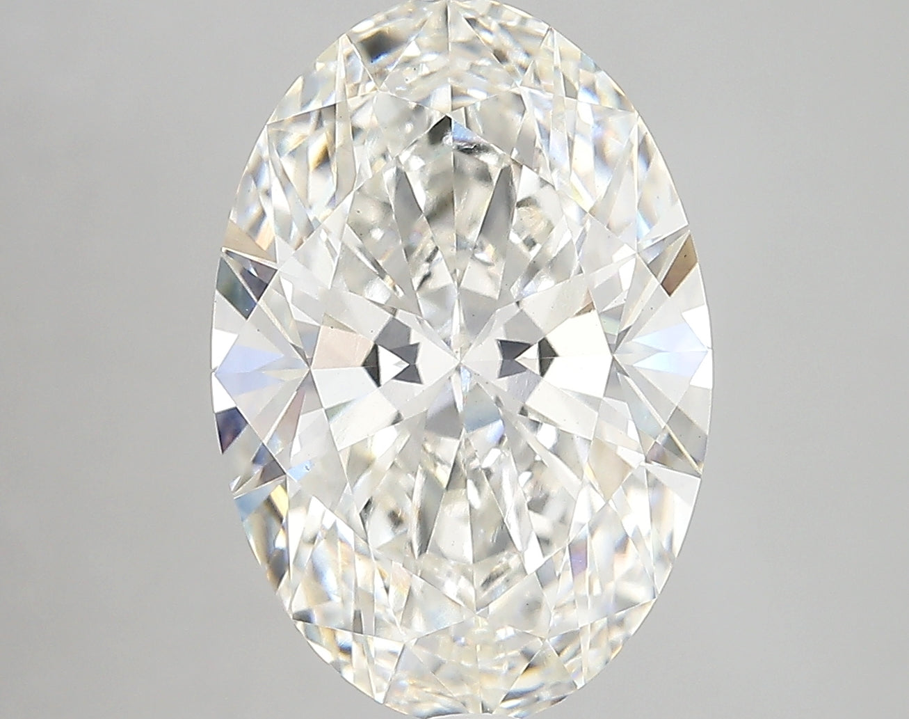 OVAL lab grown diamond 6.05ct H/vs1