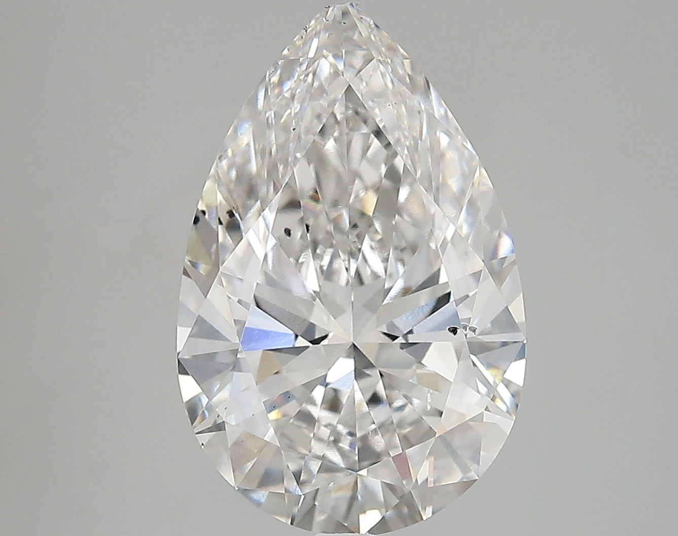PEAR lab grown diamond 5.02ct F/si1