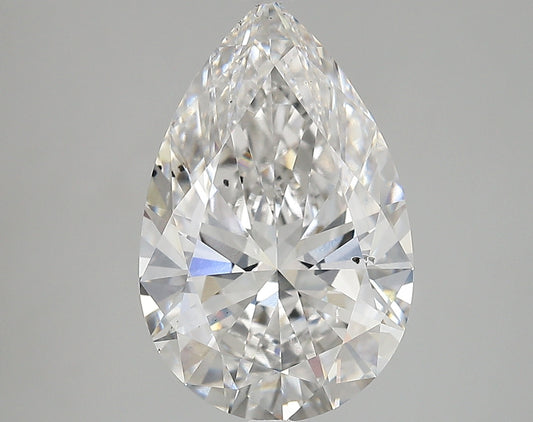 PEAR lab grown diamond 5.02ct F/si1