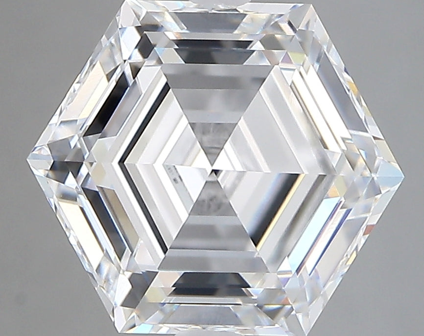 HEXAGON lab grown diamond 3.94ct D/vvs2