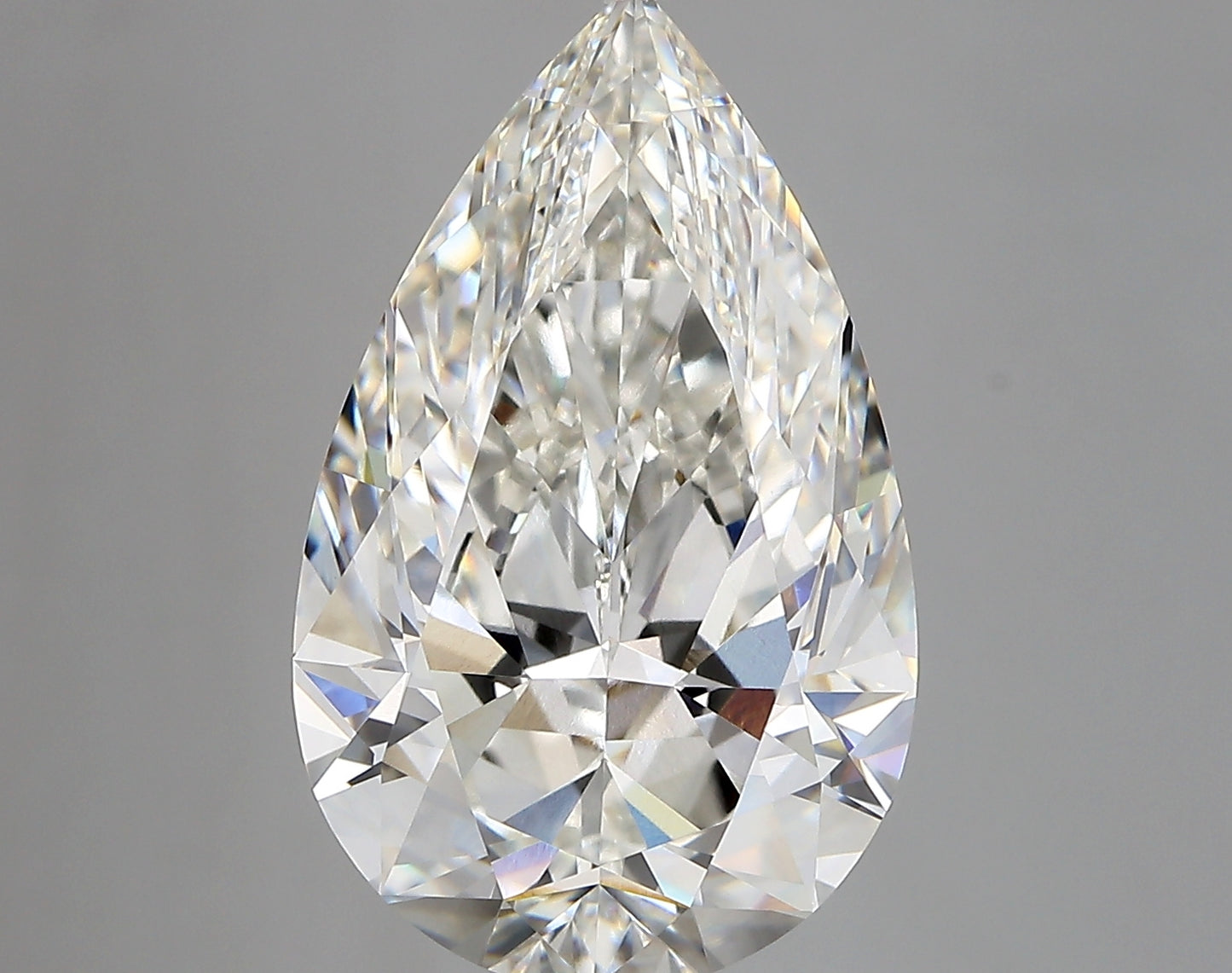 PEAR lab grown diamond 7.08ct G/vvs2