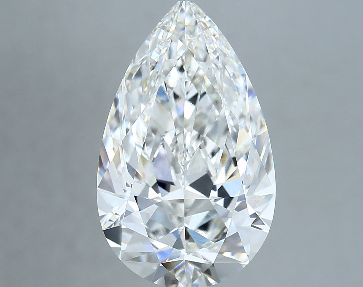 PEAR lab grown diamond 6.51ct G/vs1