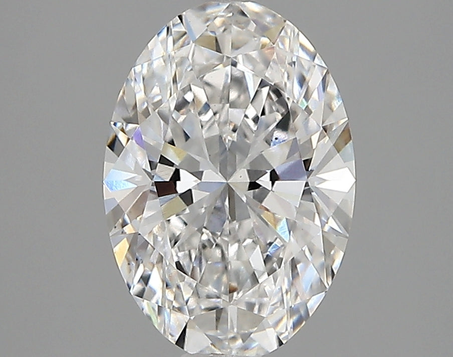 OVAL lab grown diamond 2.06ct E/vs1