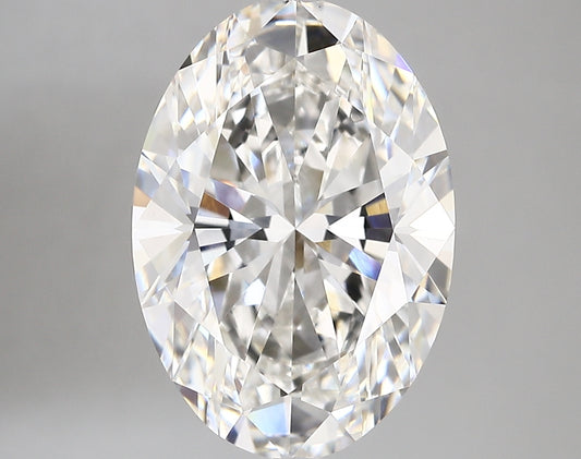 OVAL lab grown diamond 5.63ct G/vvs2