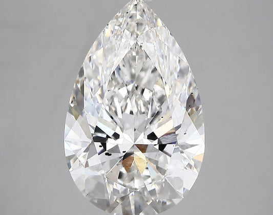 PEAR lab grown diamond 3.61ct F/si1