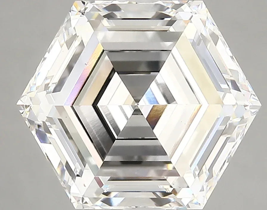 Lab Grown Diamond – HEXAGON – 5.15 ct – D/vs1 – IGI - The Lab Jewelry
