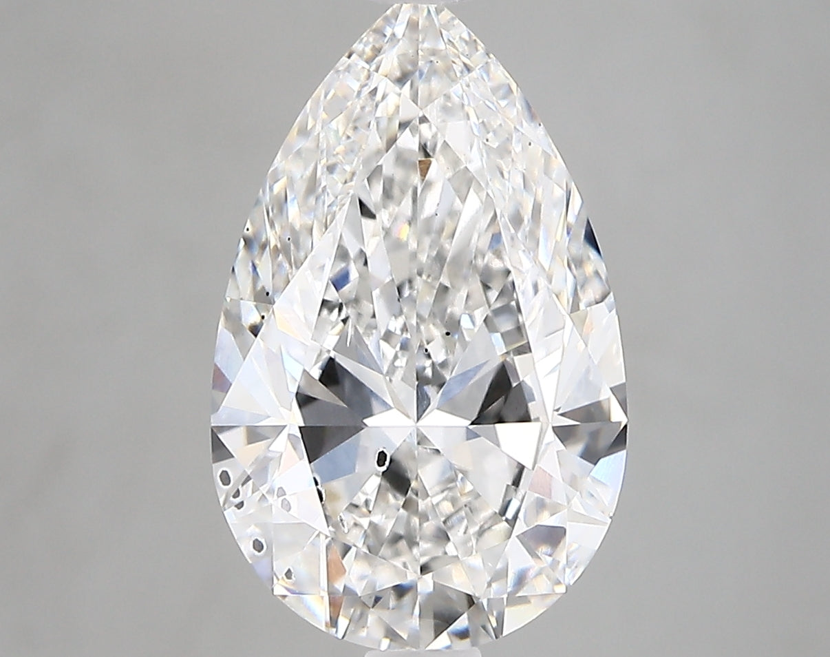 PEAR lab grown diamond 3.99ct F/si2