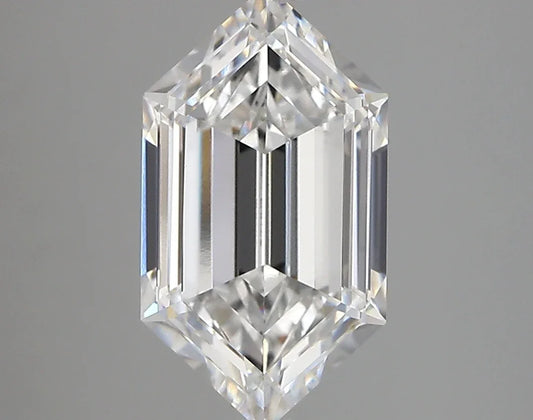 Lab Grown Diamond – LONG HEXAGON – 2.72 ct – E/vvs1 – IGI - The Lab Jewelry