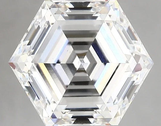 Lab Grown Diamond – HEXAGON – 4.21 ct – E/vs1 – IGI - The Lab Jewelry