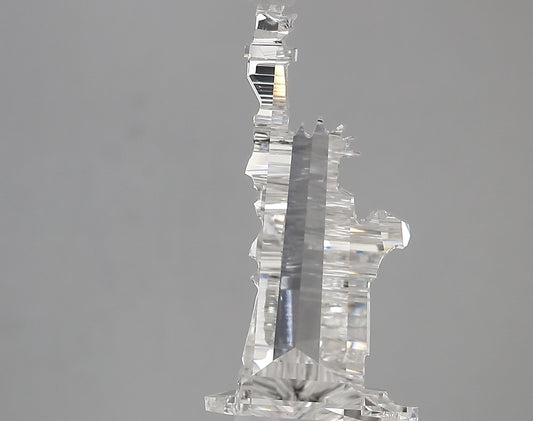 STATUE OF LIBERTY lab grown diamond 4.31ct F/vvs2
