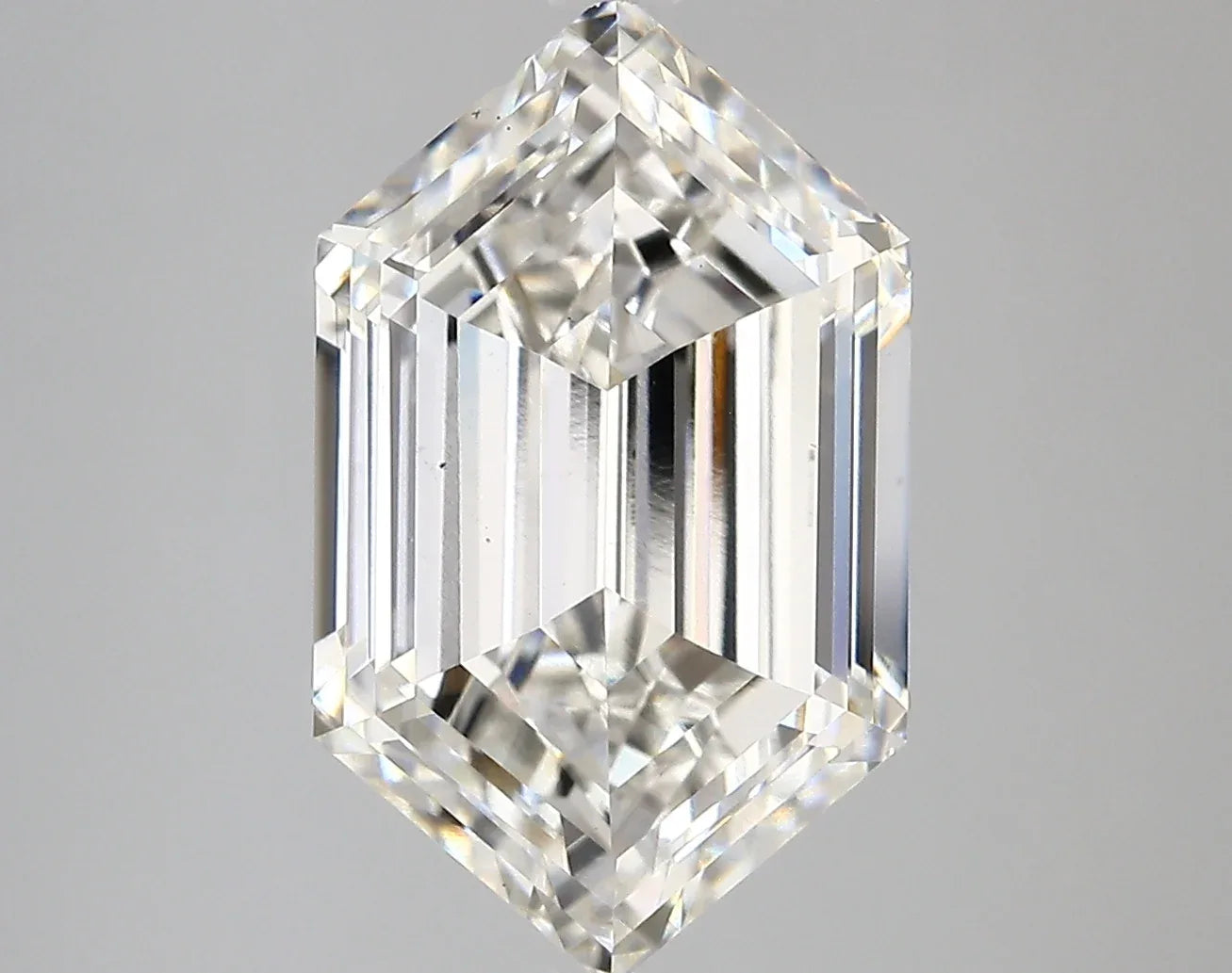 Lab Grown Diamond – LONG HEXAGON – 6.04 ct – G/vs1 – IGI - The Lab Jewelry