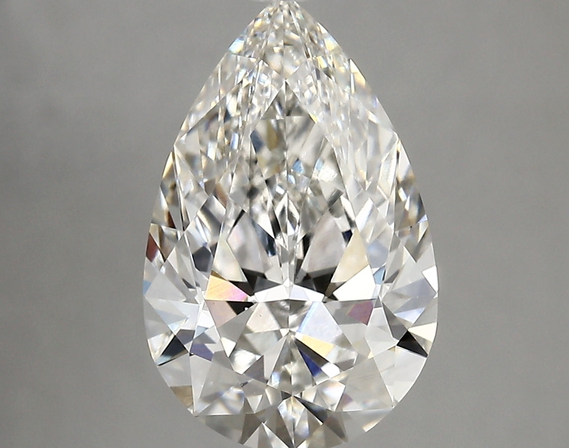 PEAR lab grown diamond 3.43ct G/vs1