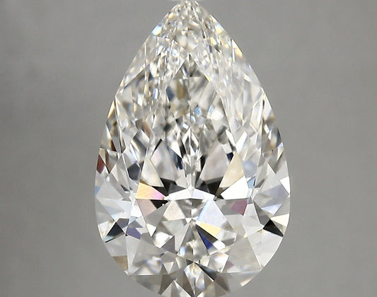 PEAR lab grown diamond 3.43ct G/vs1